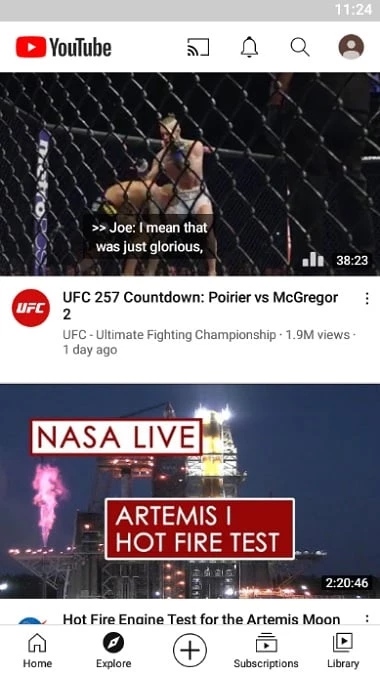 YouTube – screenshot 1