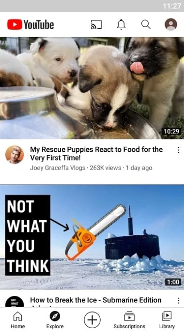 YouTube – screenshot 2